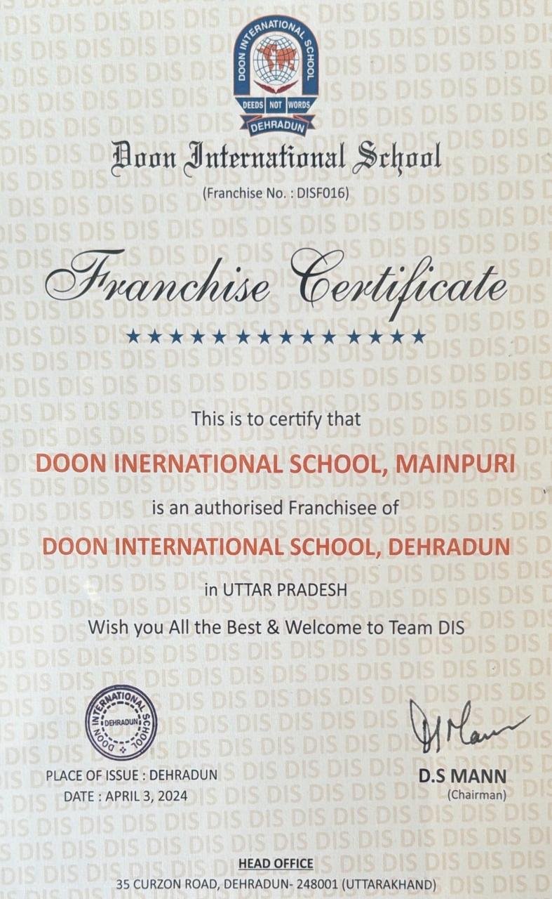 Franchise Certificate